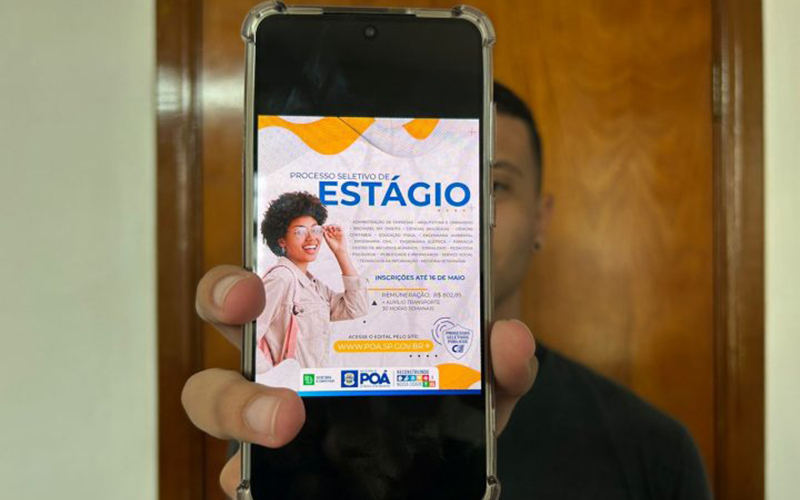 Poá abre inscrições de processo seletivo para vagas de estágio