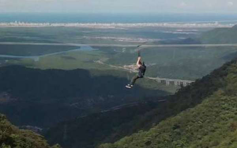 São Paulo ganha tirolesa de 500 metros de extensão dentro de Parque da Serra do Mar