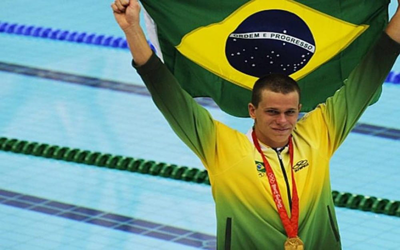 Cesar Cielo recebe convite e será o terceiro brasileiro a entrar no Hall da Fama da natação