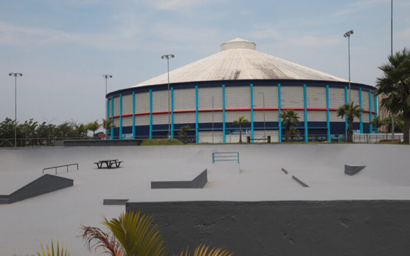 Pista do Suzano Skate Park passa por revitalização e ganha nova pintura