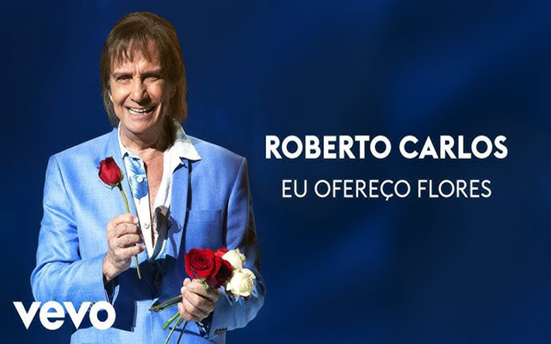 Roberto Carlos lança ‘Eu Ofereço Flores’, música inédita