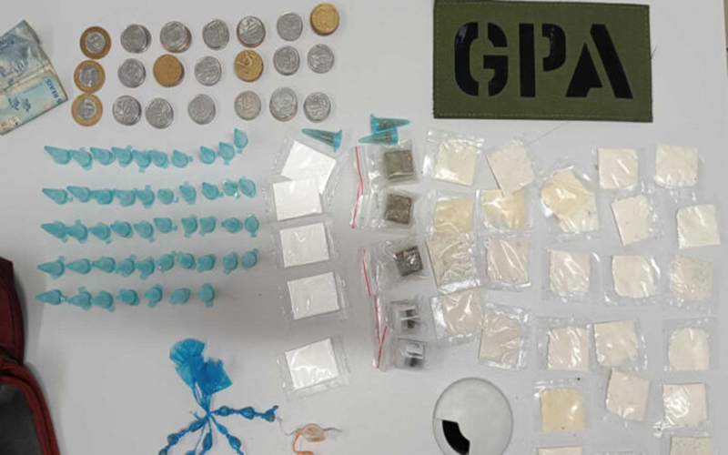 GCM de Suzano localiza 107 porções de drogas no Jardim Leblon