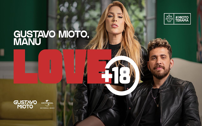 Gustavo e Manu Bahtidão sensualizam em “LOVE +18”