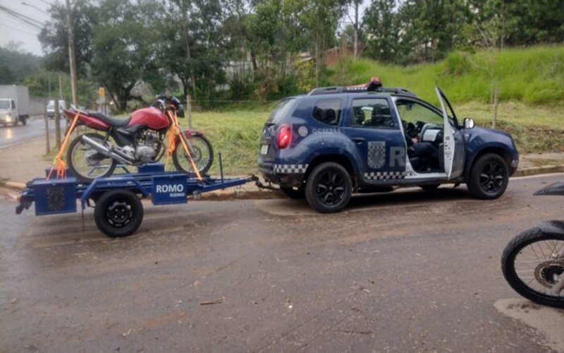 GCM recupera veículos com queixa de roubo e furto e recolhe motos irregulares em Suzano