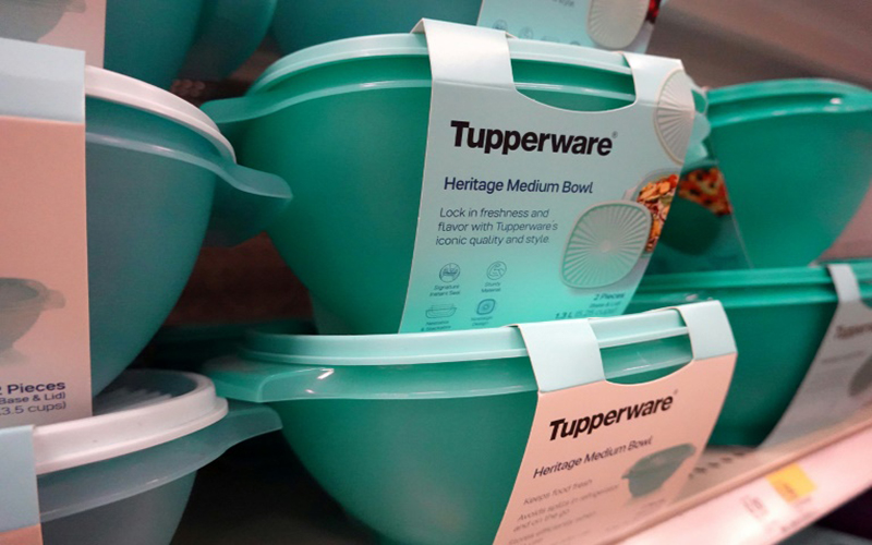 Tupperware alerta que pode fechar por problemas de liquidez