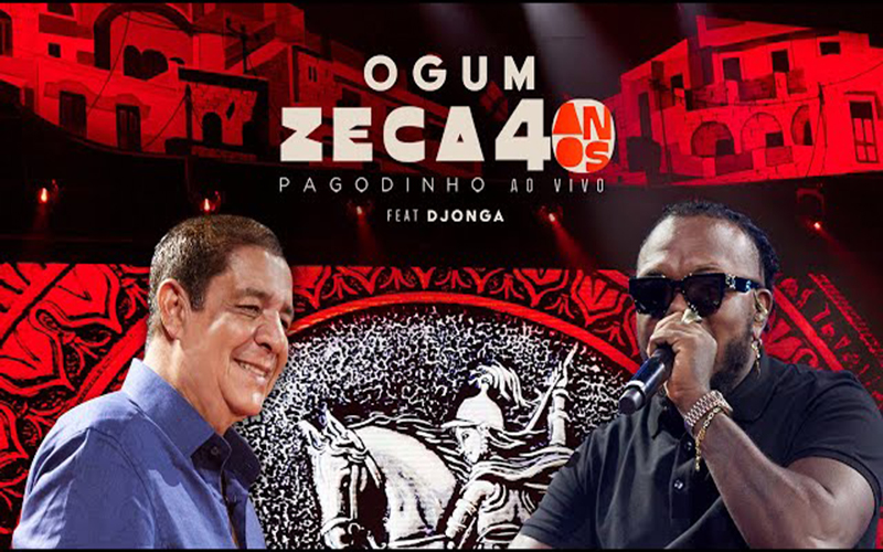 Zeca promove single gravado em parceria com o rapper Djonga