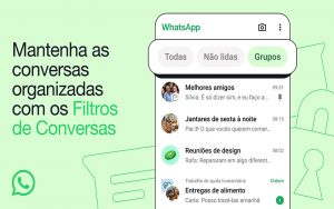WhatsApp lança novos filtros para organizar suas conversas