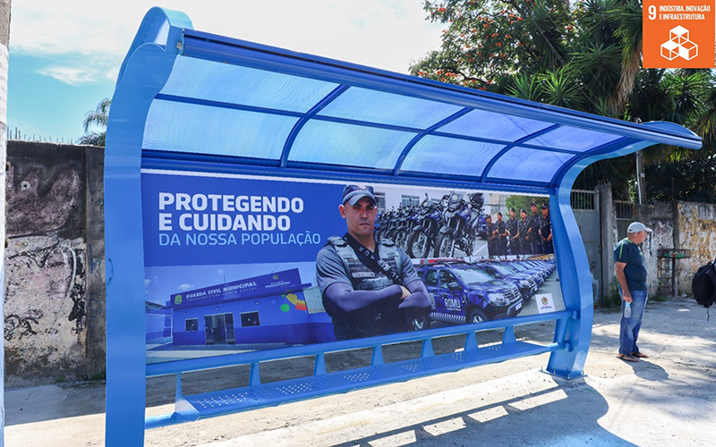 Itaquá instala 22 novos pontos de ônibus