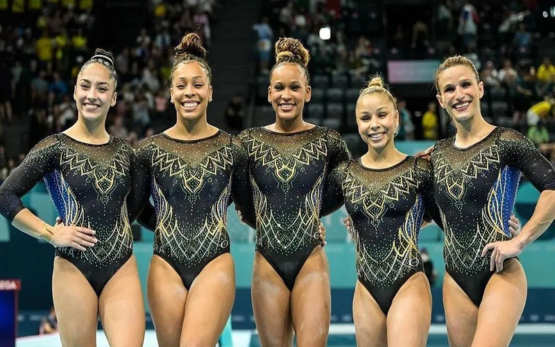 Paris 2024: Brasil conquista medalha de bronze histórica na ginástica feminina por equipes