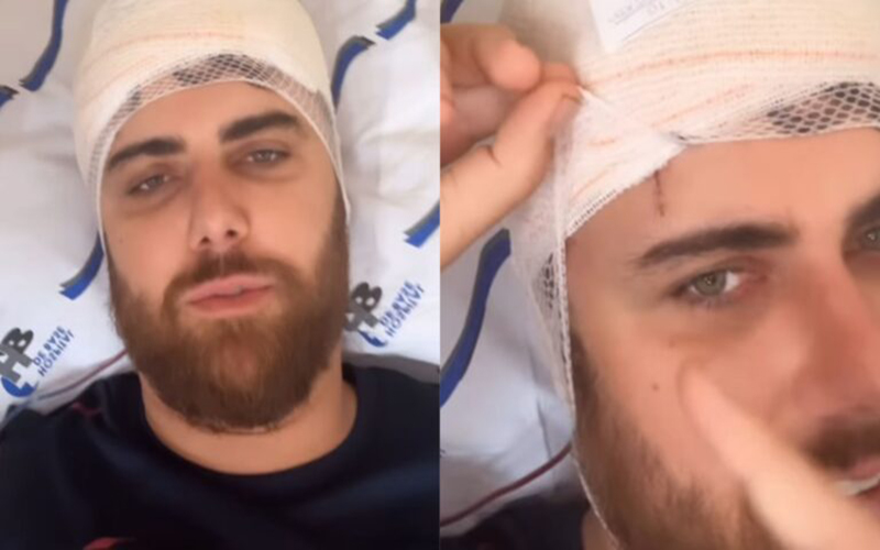Zé Neto impressiona ao mostrar tamanho de corte causado por acidente de quadriciclo em MG