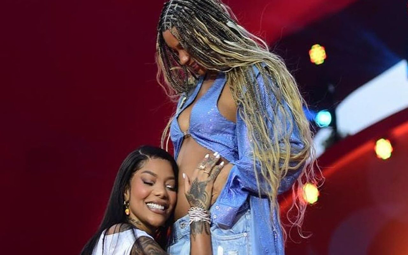 Ludmilla celebra primeiro filho com Brunna Gonçalves: ‘Abençoada’