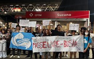 Estudantes farão ato contra aumento na tarifa de ônibus em Suzano