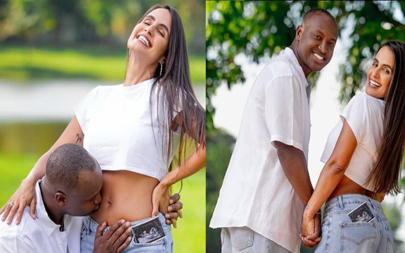 Thiaguinho e Carol Peixinho anunciam gravidez: ‘Agora somos 3’